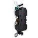 Pass and Seymour Trademaster 15A 125V Duplex Receptacle Tamper-Resistant External Pressure Plated Weather-Resistant White (3232TREXWRW)