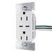 Pass and Seymour Radiant 65W Power Delivery USB Outlet Tamper-Resistant Duplex 15A White (R26USBPD65W)
