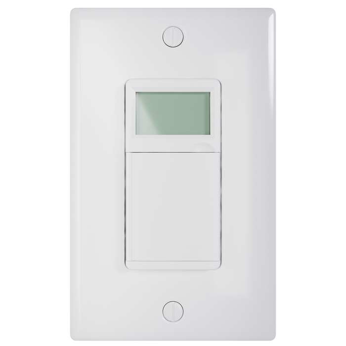 Pass and Seymour Programmable 24-Hour Astronomic Timer Switch 120V 600W 1/2 HP White (RTPA24W)