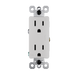 Pass and Seymour Radiant 15A 125V External Pressure Plated Outlet Tamper-Resistant Weather-Resistant Gray (885TREXWRGRY)