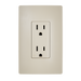 Pass and Seymour Radiant 15A 125V External Pressure Plated Outlet Tamper-Resistant Weather-Resistant Ivory (885TREXWRI)
