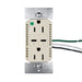 Pass and Seymour 65W Hospital Grade USB Outlet Type C 15A Tamper-Resistant Ivory (TR15HUSBPD65I)
