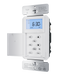 Pass and Seymour Programmable 24-Hour Astronomic Timer Switch 120V 600W 1/2 HP White (RTPA24W)