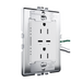 Pass and Seymour Adorne 65W USB Outlet Plus-Size Type C 15A Tamper-Resistant White (ARTRUSB15PD65W4)