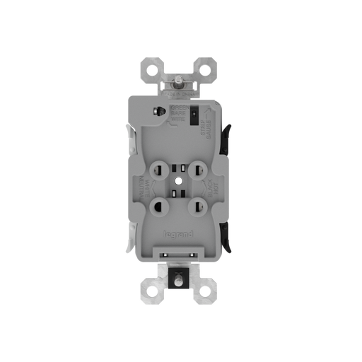 Pass and Seymour Powerhold Duplex Receptacle 20A/125V Brown (TR20DVS)