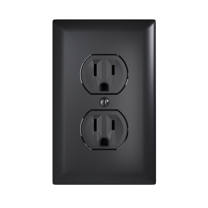 Pass and Seymour Receptacle Tamper-Resistant 15A 125V Back Wire CCA Black (3232TREXBK)