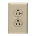 Pass and Seymour Tamper-Resistant Duplex Receptacle 20A 125V Self-Grounding Ivory (3232TR20SI)