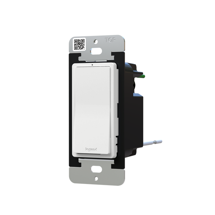 Pass and Seymour Radiant Smart Switch With Wi-Fi Matter-Enabled White (WWMRL10WH)