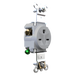 Pass and Seymour Weather-Resistant Tamper-Resistant Single Receptacle 20A/250V Side/Back Wire Gray (WR5871TRGRY)