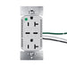 Pass and Seymour 65W Hospital Grade USB Outlet Type C 20A Tamper-Resistant Gray (TR20HUSBPD65GRY)
