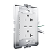 Pass and Seymour Adorne 65W USB Outlet Plus-Size Type C 20A Tamper-Resistant White (ARTRUSB20PD65W4)