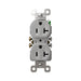 Pass and Seymour Tamper-Resistant Duplex Receptacle 20A 125V Self-Grounding Gray (3232TR20SGRY)