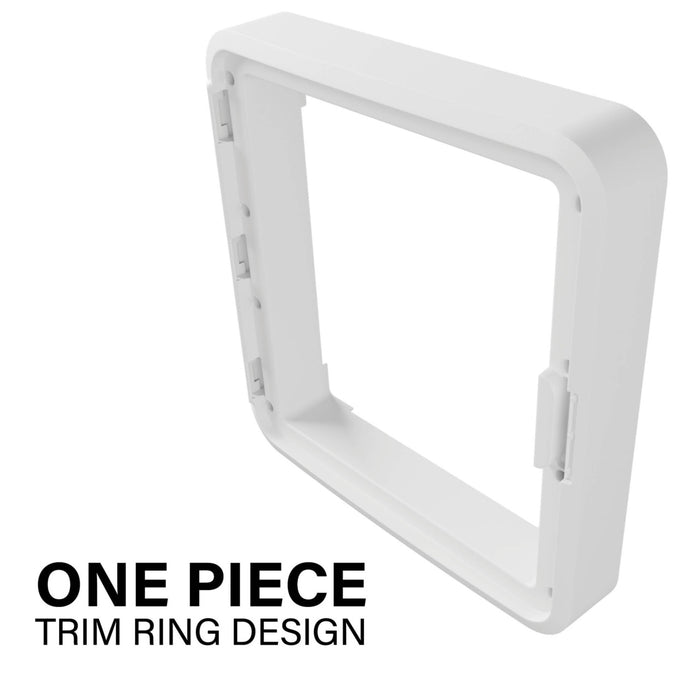 Pass and Seymour Plastic 15 Inch Enclosure Trim/Doors Only 5-Pack (ENP15605DNA)