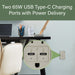 Pass and Seymour 65W Power Delivery USB Outlet Type C Tamper-Resistant Duplex 20A Nickel (TR20USBPD65NI)