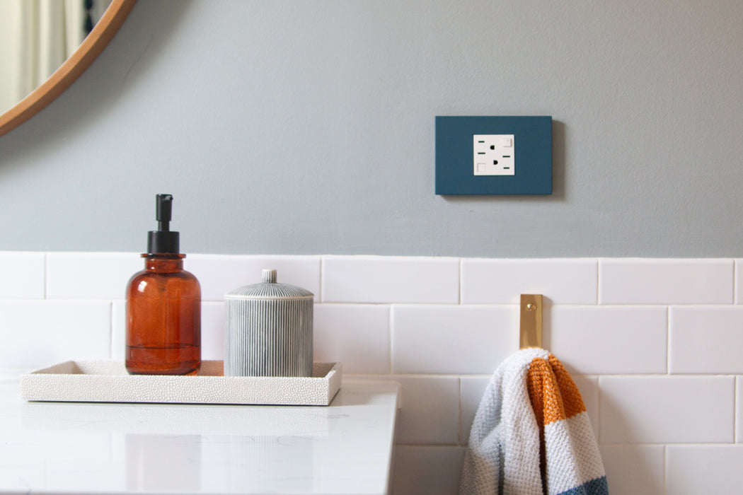 Pass and Seymour Adorne Wall Plate Painted Plastic 1G2 Mystic (AWP1G2MY)