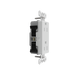 Pass and Seymour Powerhold Decorator Receptacle 15A/125V White (TR26242DVSW)