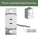 Pass and Seymour Adorne 65W USB Outlet Module Type C White (ARUSB65PDW4)