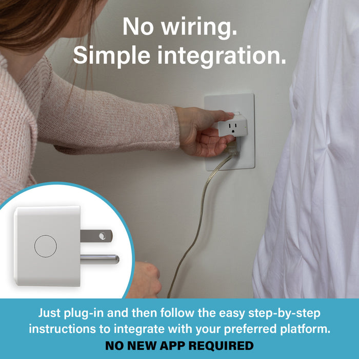 Pass and Seymour Smart Lights Plug-In Switch With Wi-Fi Matter-Enabled White (WWMP10)