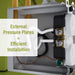 Pass and Seymour Trademaster 15A 125V Duplex Receptacle Tamper-Resistant External Pressure Plated Weather-Resistant Black (3232TREXWRBK)