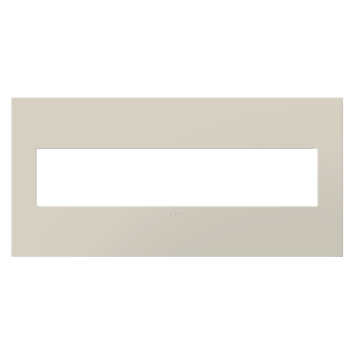 Pass and Seymour Adorne Screwless Wall Plate Painted Plastic 5-Gang Oatmeal (AWP5GOM)