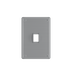 Pass and Seymour Mighty Mac WSP Series Security Wall Plate Switch/Toggle 1-Gang 14-Gauge Stainless Steel Brushed Stainless Steel Torx T-20 Head Fasteners (WSP61S1PS)