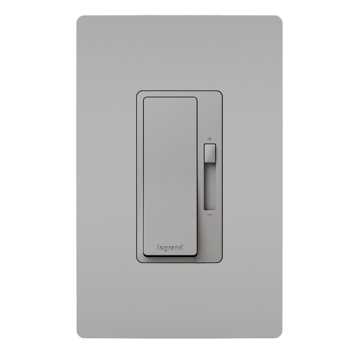 Pass and Seymour Radiant LED Dimmer 150W Single Pole 3-Way Gray (RHL153PGRY)