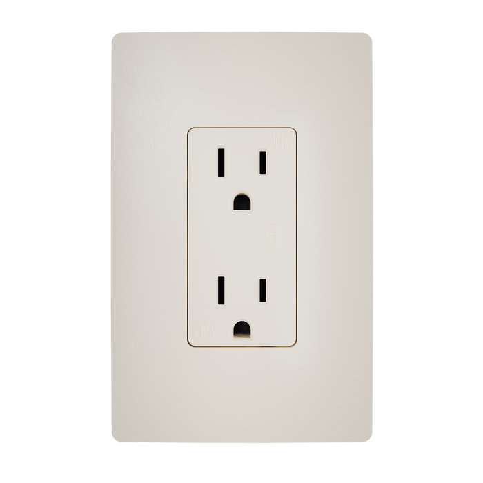 Pass and Seymour Radiant 15A 125V External Pressure Plated Outlet Tamper-Resistant Weather-Resistant Light Almond (885TREXWRLA)