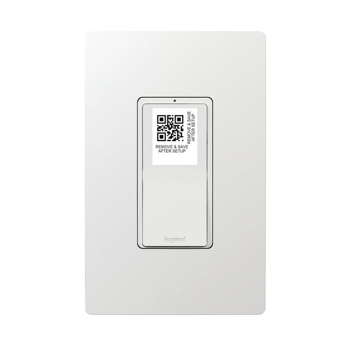 Pass and Seymour Radiant Smart Switch With Wi-Fi Matter-Enabled White (WWMRL10WH)