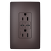 Pass and Seymour Radiant 65W Power Delivery USB Outlet Tamper-Resistant Duplex 15A Brown (R26USBPD65)