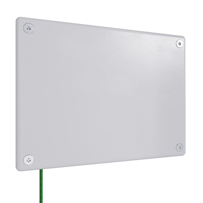 Pass and Seymour Mighty Mac WPP Series Security Wall Plate 2-Gang 14-Gauge Steel Blank White Torx T-20 Head Fasteners (WPP02B1PS)