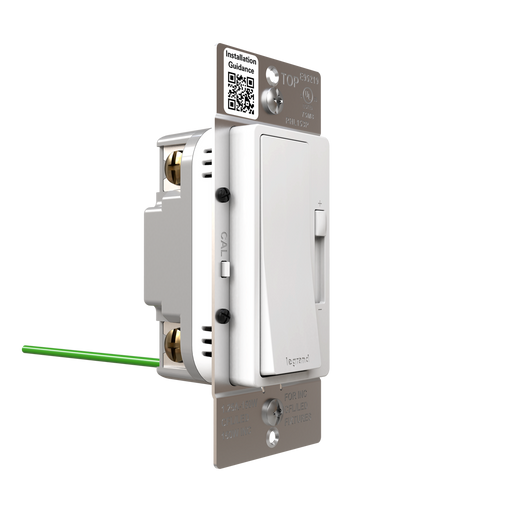 Pass and Seymour Radiant LED Dimmer 150W Single Pole 3-Way With Wall Plate White (RHL153PWPW)