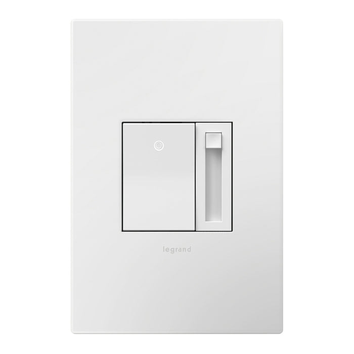 Pass and Seymour Adorne Paddle LED Dimmer 150W Single Pole 3-Way White (ADPD153LW2)