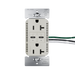 Pass and Seymour 65W Power Delivery USB Outlet Type C Tamper-Resistant Duplex 20A Nickel (TR20USBPD65NI)