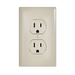 Pass and Seymour Receptacle Tamper-Resistant 15A 125V Back Wire CCA Ivory (3232TREXI)