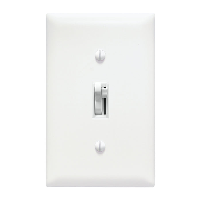 Pass and Seymour Trademaster Toggle Slide LED Advanced Dimmer 150W Single-Pole Or 3-Way 3-Pack White (TSDL153PW3PKCC4)