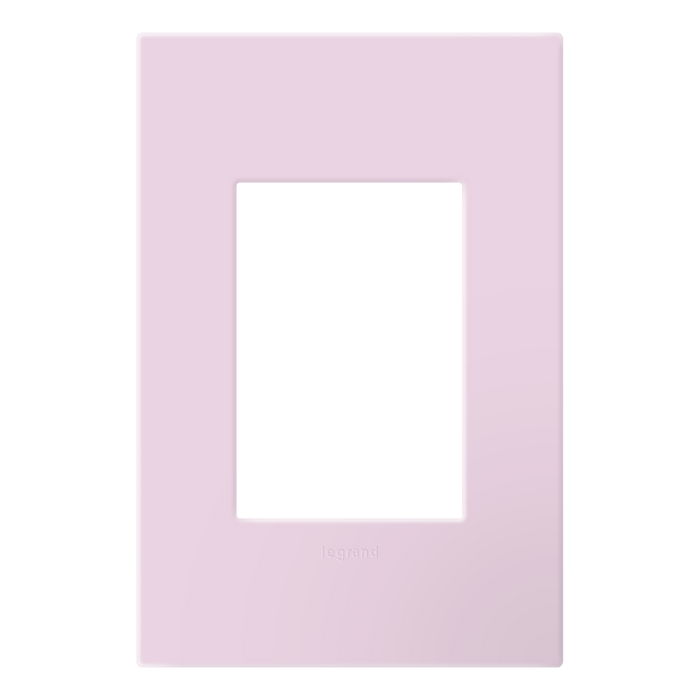 Pass and Seymour Adorne One-Plus-Gang Screwless Wall Plate With Microban Rosa (AWP1G3RA)