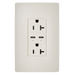Pass and Seymour 65W Power Delivery USB Outlet Type C Tamper-Resistant Duplex 20A Light Almond (TR20USBPD65LA)
