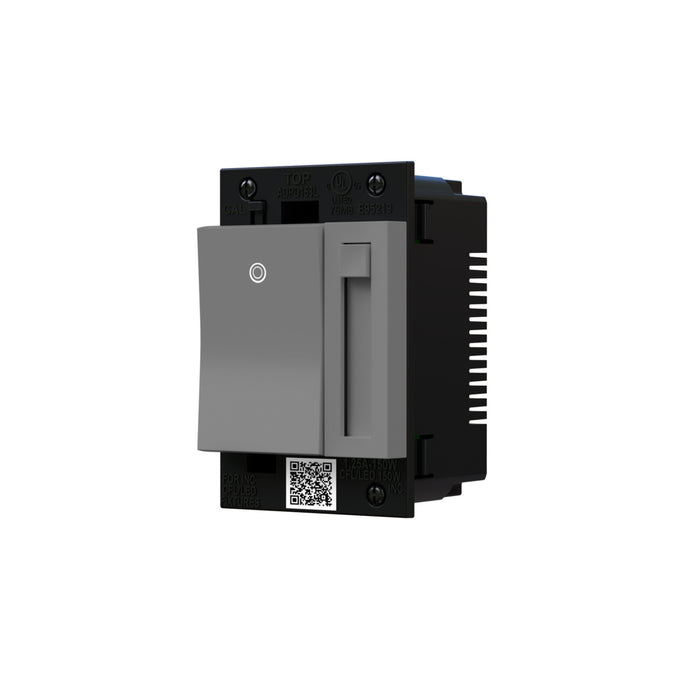 Pass and Seymour Adorne Paddle LED Dimmer 150W Single Pole 3-Way Magnesium (ADPD153LM2)