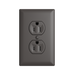Pass and Seymour Powerhold Duplex Receptacle 15A/125V Brown (TR15DVS)