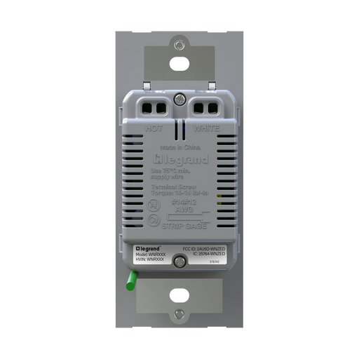 Pass and Seymour Radiant Netatmo Wired Remote Smart Dimmer White (WNRL64WH)