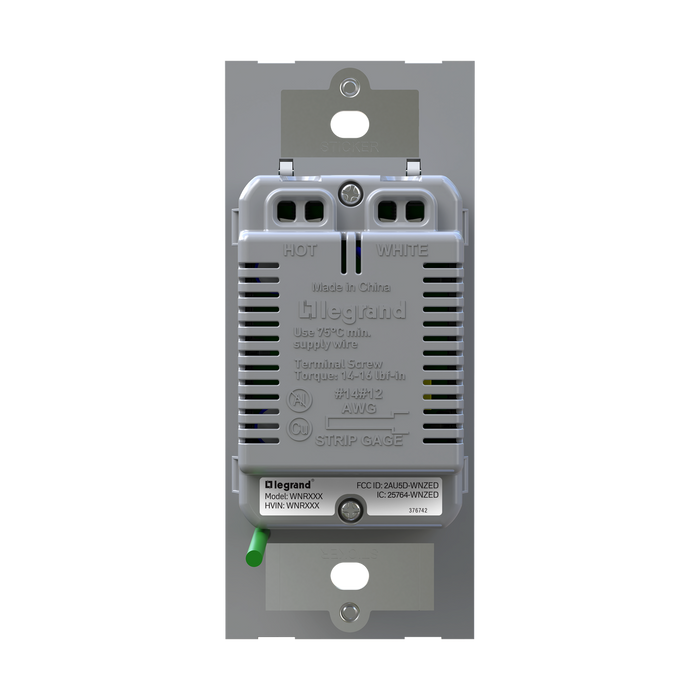 Pass and Seymour Radiant Netatmo Wired Remote Smart Dimmer White (WNRL64WH)