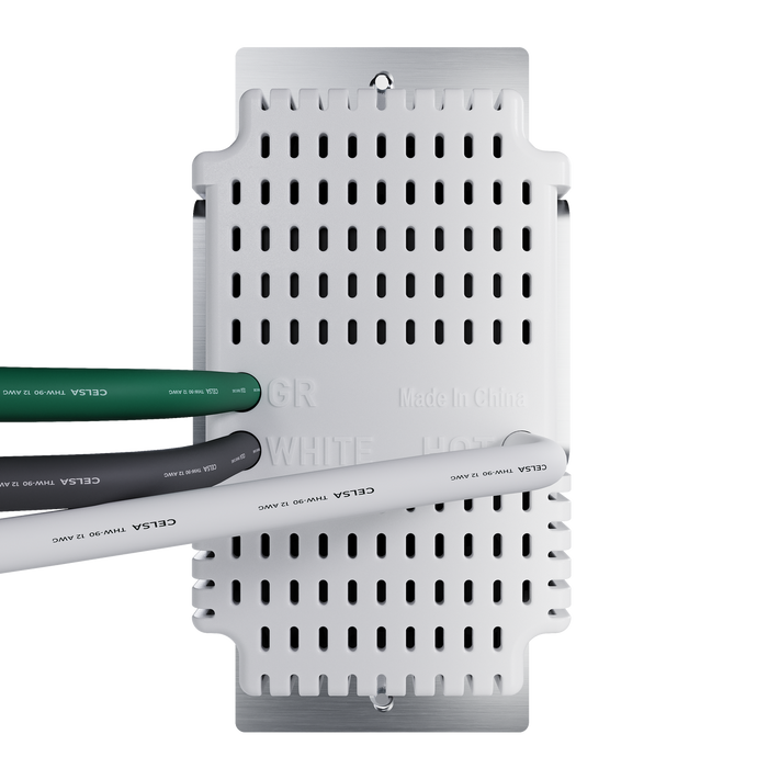 Pass and Seymour 65W Power Delivery USB Outlet Type C Tamper-Resistant Duplex 20A Gray (TR20USBPD65GRY)