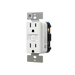 Pass and Seymour Radiant Smart 15A Receptacle With Wi-Fi Matter-Enabled White (WWMRR15WH)