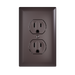 Pass and Seymour Receptacle Tamper-Resistant 15A 125V Back Wire CCA Brown (3232TREX)