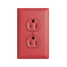 Pass and Seymour Powerhold Duplex Receptacle 15A/125V Red (TR15DVSRED)