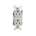 Pass and Seymour Powerhold Duplex Receptacle 15A/125V Light Almond (TR15DVSLA)