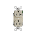 Pass and Seymour Powerhold Duplex Receptacle 20A/125V Ivory (TR20DVSI)