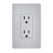 Pass and Seymour Radiant 15A 125V External Pressure Plated Outlet Tamper-Resistant Weather-Resistant Gray (885TREXWRGRY)