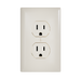 Pass and Seymour Receptacle Tamper-Resistant 15A 125V Back Wire CCA Light Almond (3232TREXLA)