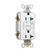 Pass and Seymour Self-Test GFCI Receptacle Tamper-Resistant Alarm Appliance 20A 125V White (2097TRAAPLW)